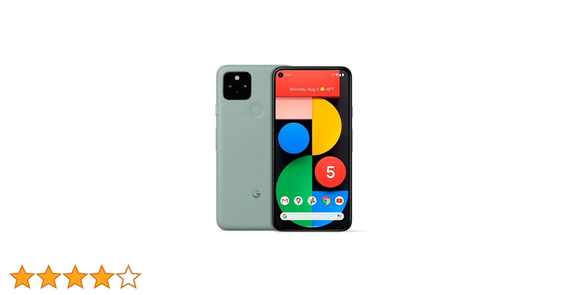 Amazon | Google Pixel 5 128 GB、Sorta Sage、SIM フリー | Google